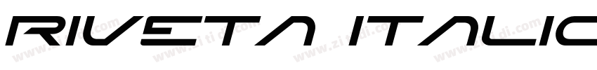 Riveta Italic字体转换